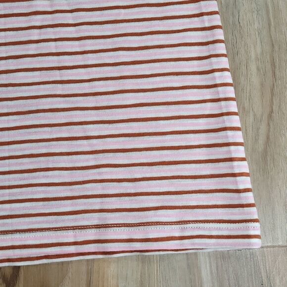 🔹️NWT Madewell Whisper Striped Sleeveless Vneck Top w/ Chest Pocket XLarge - Picture 6 of 10